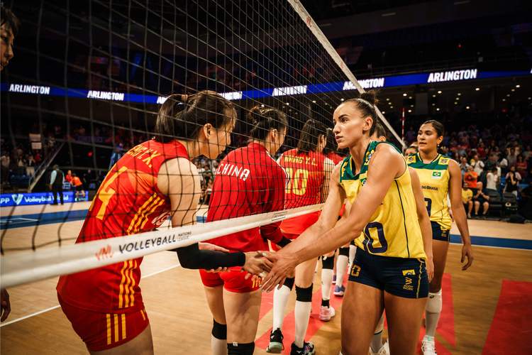 世界女排联赛直播中国对巴西