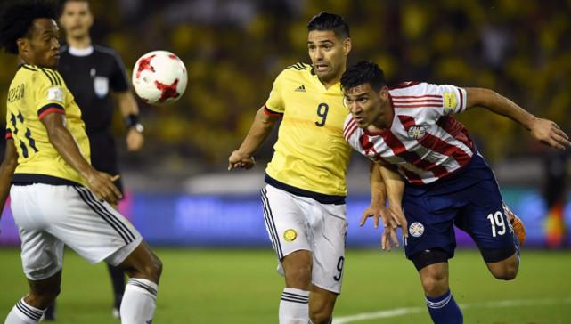 巴拉圭vs哥伦比亚南美世预赛